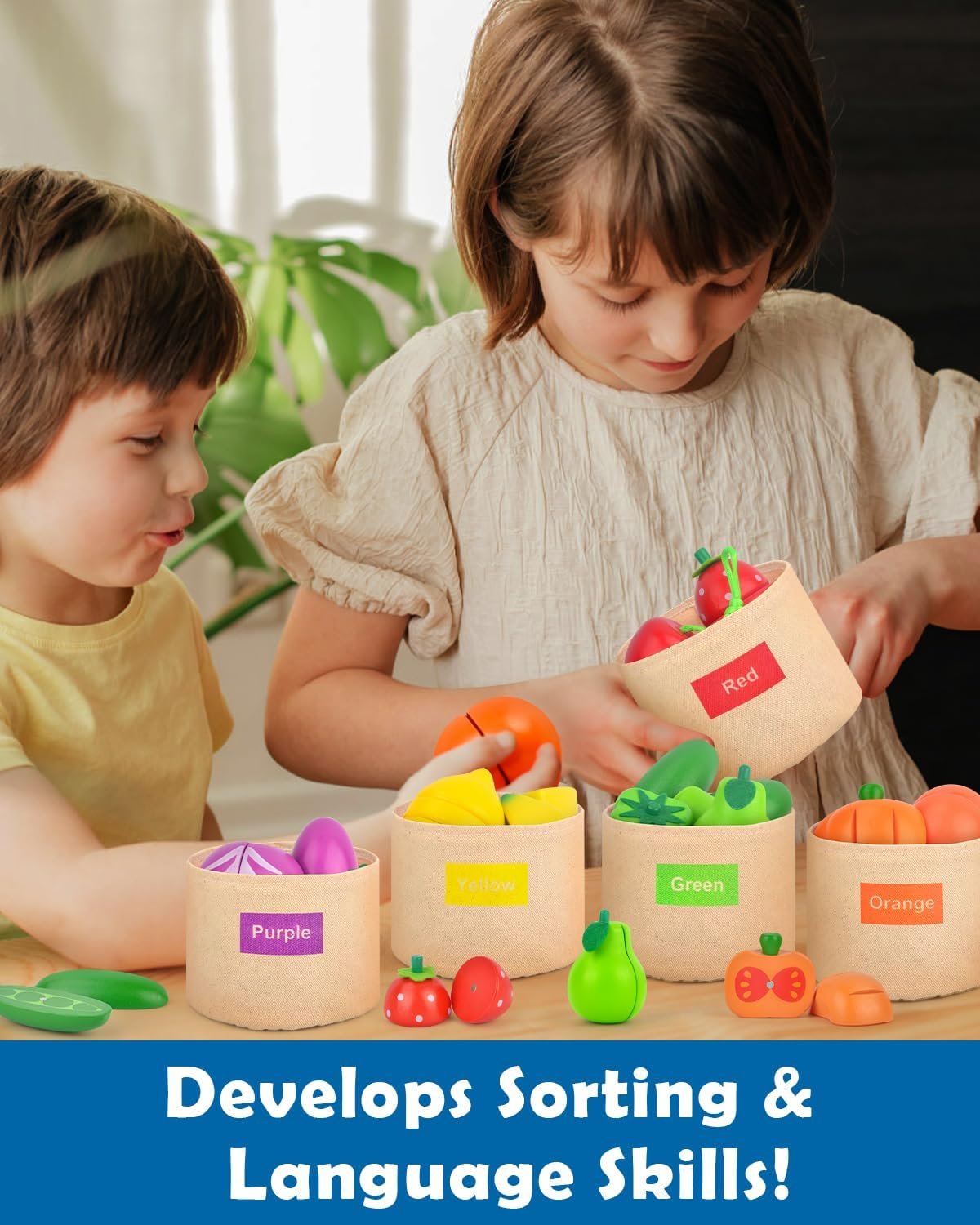 Wooden Play Food Set Review